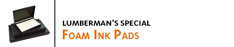 Popular for stamping lumber, these Foam Ink Pads transfer more ink than a standard felt pad. Great for use with C-1544 Lumber Marking Ink. Buy online!